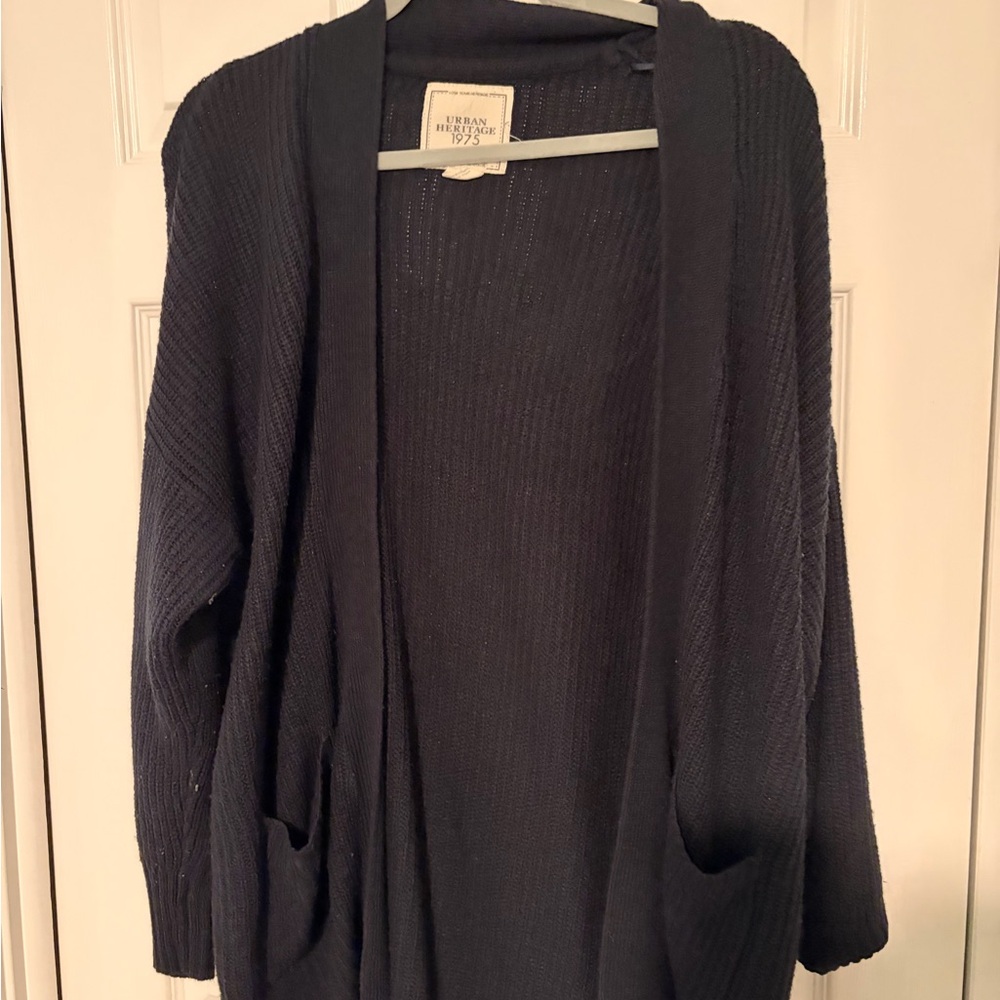 Urban Heritage Dark Blue Women's Cardigan